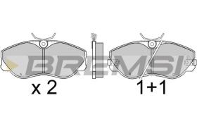 BREMSI BP2426 - PASTILLAS DE FRENO NISSAN