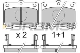 BREMSI BP2429 - PASTILLAS DE FRENO FORD, MAZDA, KIA
