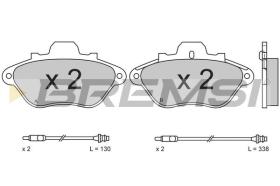 BREMSI BP2430 - PASTILLAS DE FRENO CITROEN