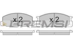 BREMSI BP2435 - PASTILLAS DE FRENO TOYOTA