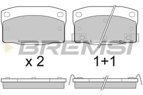 BREMSI BP2450 - PASTILLAS DE FRENO OPEL