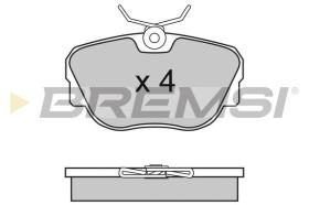 BREMSI BP2451 - PASTILLAS DE FRENO BMW, LAND ROVER