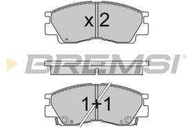 BREMSI BP2453 - PASTILLAS DE FRENO MITSUBISHI