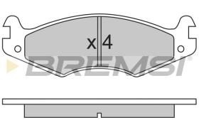 BREMSI BP2459 - PASTILLAS DE FRENO AMC, JEEP, HUMMER