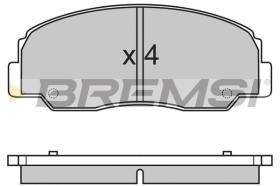 BREMSI BP2461 - PASTILLAS DE FRENO DAIHATSU