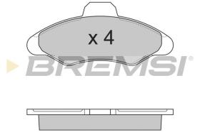 BREMSI BP2462 - PASTILLAS DE FRENO FORD