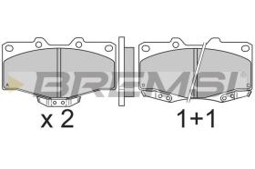 BREMSI BP2463 - PASTILLAS DE FRENO TOYOTA, VW