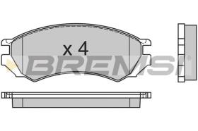 BREMSI BP2468 - PASTILLAS DE FRENO NISSAN