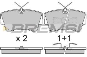 BREMSI BP2472 - PASTILLAS DE FRENO OPEL