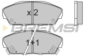 BREMSI BP2480 - PASTILLAS DE FRENO HONDA, ACURA