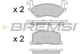 BREMSI BP2481 - PASTILLAS DE FRENO TOYOTA