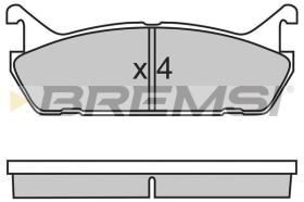 BREMSI BP2488 - PASTILLAS DE FRENO SUZUKI, MAZDA, DAIHATSU