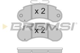 BREMSI BP2490 - PASTILLAS DE FRENO MERCEDES-BENZ, PUCH