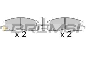 BREMSI BP2493 - PASTILLAS DE FRENO FORD, OPEL, ISUZU