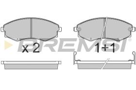 BREMSI BP2494 - PASTILLAS DE FRENO NISSAN, MITSUBISHI, KIA, HONDA