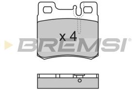 BREMSI BP2495 - PASTILLAS DE FRENO MERCEDES-BENZ