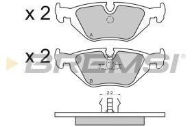 BREMSI BP2498 - PASTILLAS DE FRENO BMW, WIESMANN