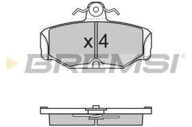 BREMSI BP2500 - PASTILLAS DE FRENO FORD, MARCOS, CATERHAM, TVR