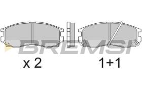 BREMSI BP2509 - PASTILLAS DE FRENO PROTON, MITSUBISHI, HYUNDAI