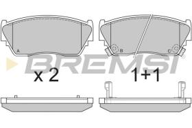 BREMSI BP2511 - PASTILLAS DE FRENO NISSAN