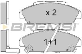 BREMSI BP2519 - PASTILLAS DE FRENO HONDA