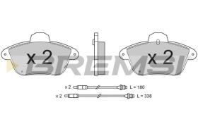 BREMSI BP2521 - PASTILLAS DE FRENO RENAULT, CITROEN, ALPINE