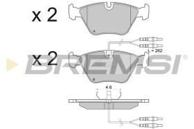 BREMSI BP2523 - PASTILLAS DE FRENO PEUGEOT