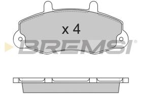 BREMSI BP2525 - PASTILLAS DE FRENO FORD