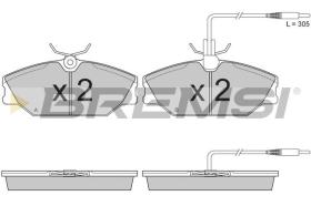 BREMSI BP2527 - SUST.BP2849