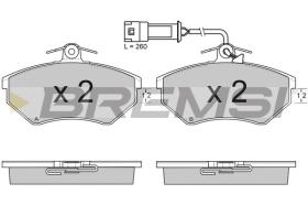 BREMSI BP2533 - PASTILLAS DE FRENO AUDI