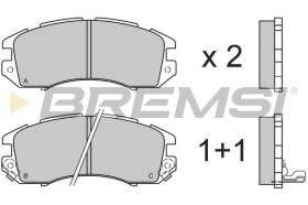 BREMSI BP2535 - PASTILLAS DE FRENO SUBARU