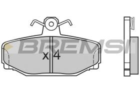 BREMSI BP2542 - PASTILLAS DE FRENO VOLVO