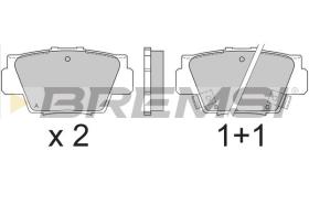 BREMSI BP2545 - PASTILLAS DE FRENO HONDA