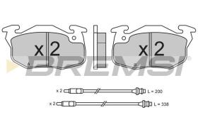 BREMSI BP2551 - PASTILLAS DE FRENO RENAULT