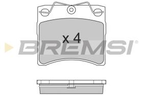 BREMSI BP2554 - PASTILLAS DE FRENO VW