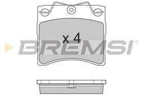 BREMSI BP2554 - PASTILLAS DE FRENO VW