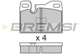 BREMSI BP2555 - PASTILLAS DE FRENO AUDI, PORSCHE