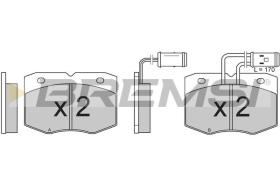 BREMSI BP2556 - PASTILLAS DE FRENO IVECO