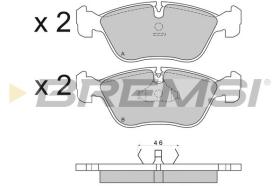 BREMSI BP2559 - PASTILLAS DE FRENO VOLVO