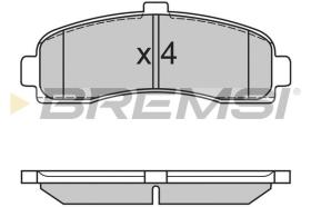 BREMSI BP2563 - PASTILLAS DE FRENO NISSAN, CHEVROLET, CADILLAC