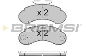 BREMSI BP2566 - PASTILLAS DE FRENO MERCEDES-BENZ