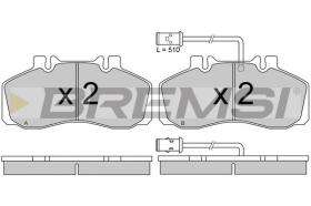 BREMSI BP2568 - PASTILLAS DE FRENO IVECO EUROCARGO