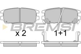 BREMSI BP2574 - PASTILLAS DE FRENO MITSUBISHI