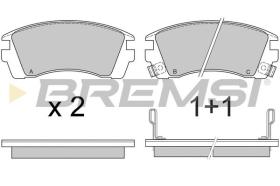 BREMSI BP2575 - PASTILLAS DE FRENO NISSAN