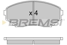 BREMSI BP2578 - PASTILLAS DE FRENO MITSUBISHI, MAZDA