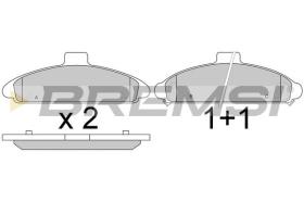 BREMSI BP2579 - PASTILLAS DE FRENO HYUNDAI