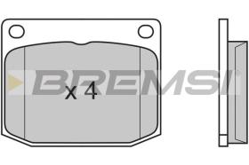 BREMSI BP2594 - PASTILLAS DE FRENO VW