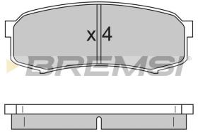 BREMSI BP2597 - PASTILLAS DE FRENO TOYOTA, MITSUBISHI