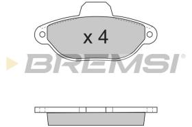 BREMSI BP2600 - JGO.PAST.FRENO FIAT=BP2626