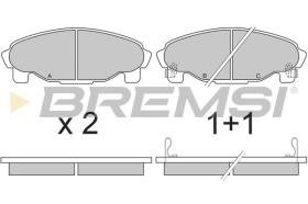 BREMSI BP2601 - PASTILLAS DE FRENO DAIHATSU